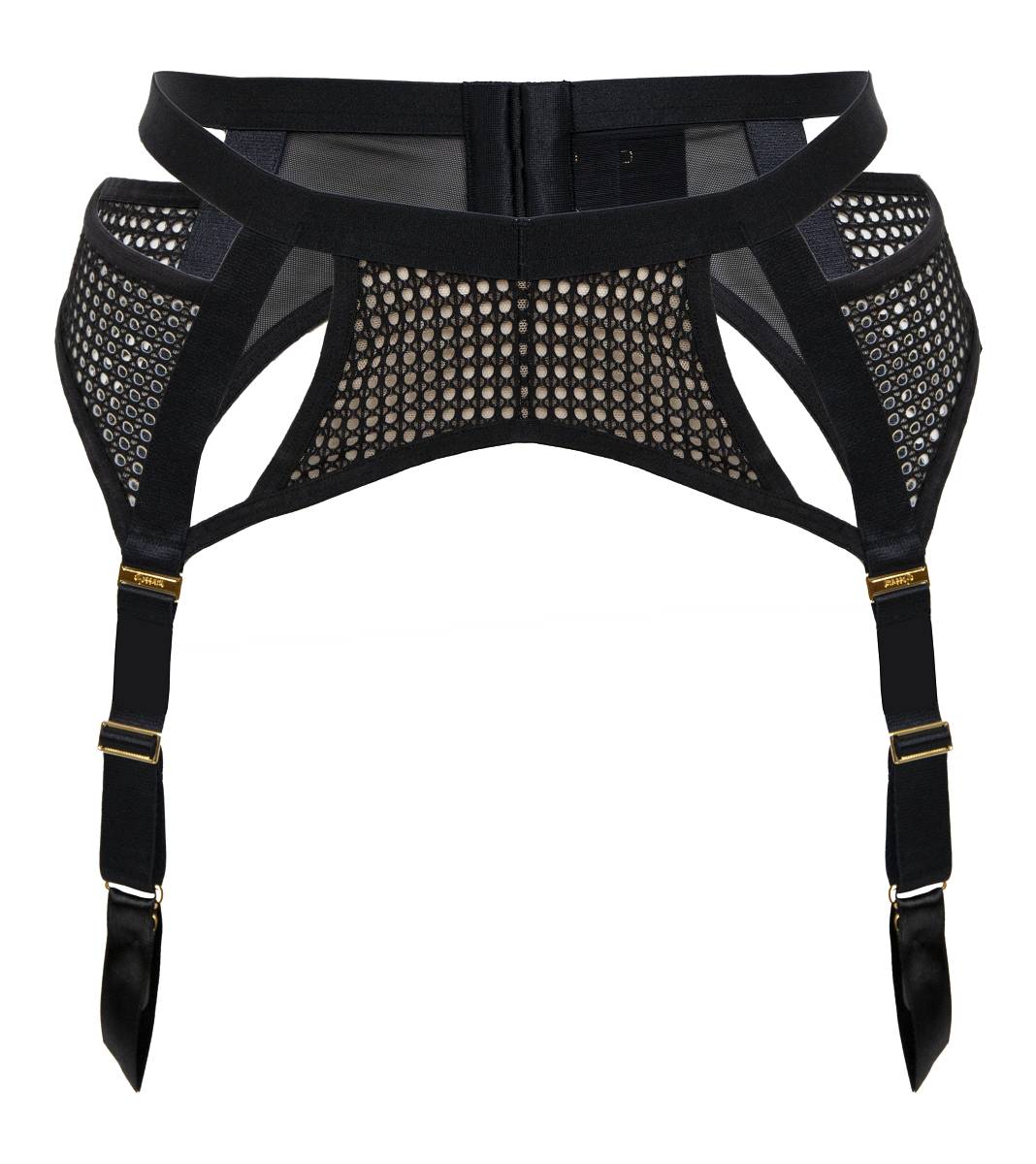 Пояс для чулок Gossard Pulse Mesh 19302 XS Black (ZIK0000017846)