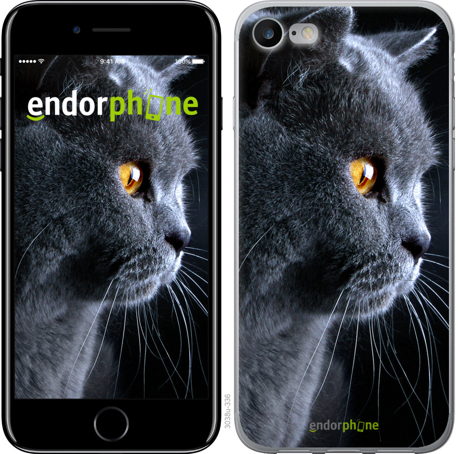 Силіконовий чохол Endorphone на iPhone 8 Гарний кіт (3038u-1031-26985)