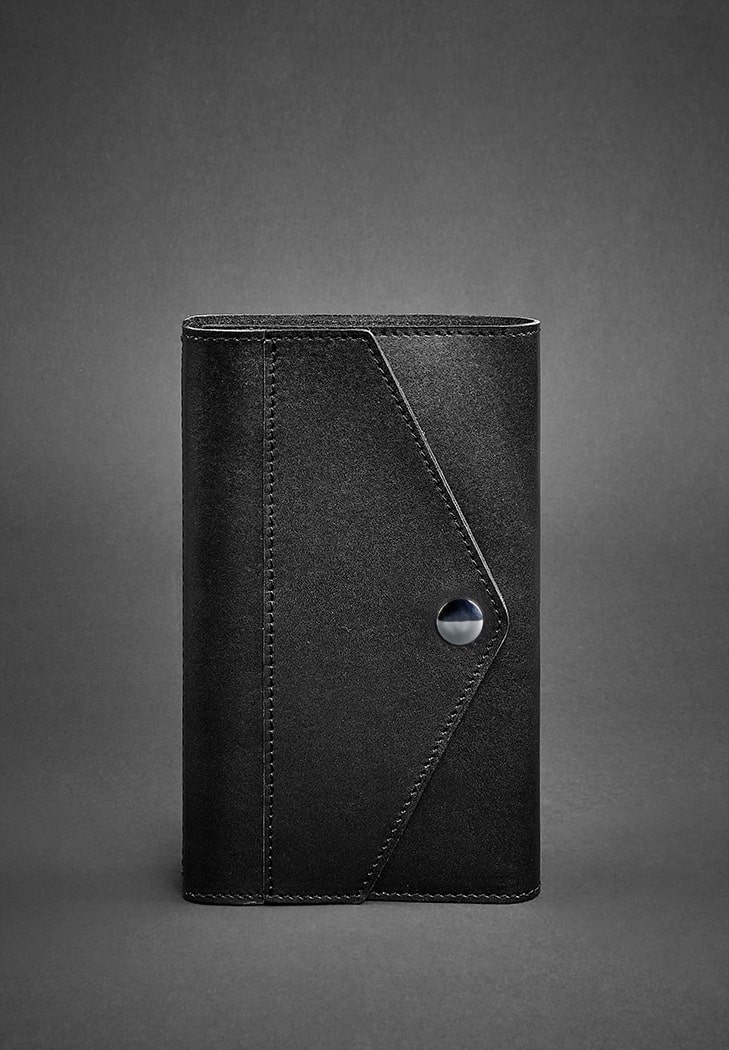 Кожаный блокнот (Софт-бук) 2.0 черный BlankNote