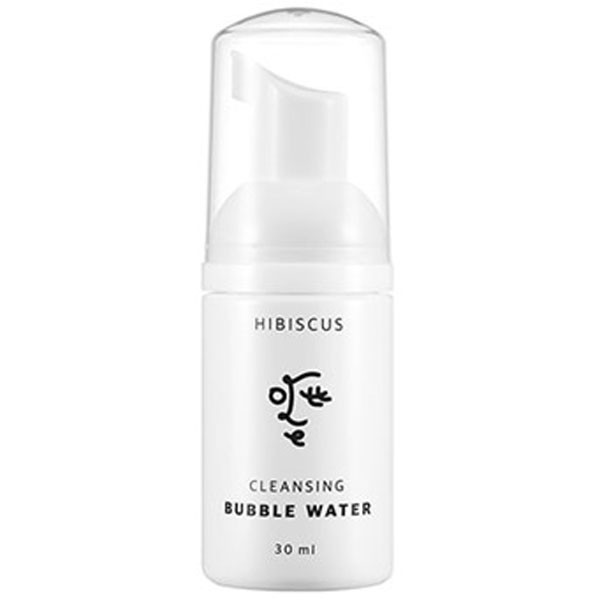 Мини-версия очищающей воды для лица с гибискусом Ottie Hibiscus Cleansing Bubble Water 30 мл (3139)