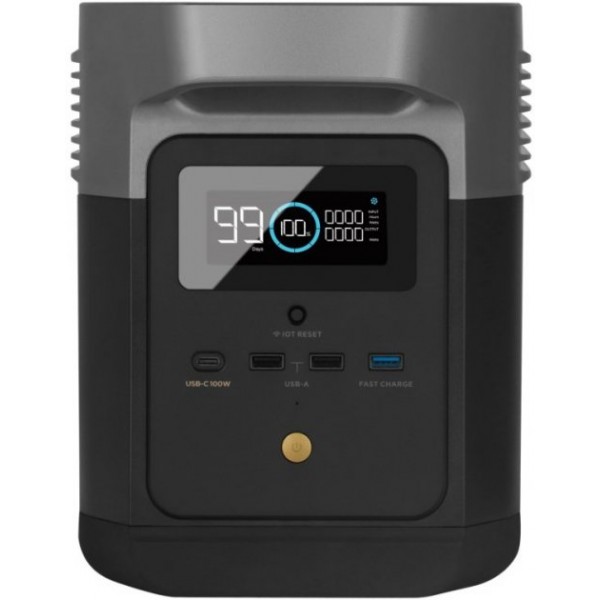 Зарядна станція EcoFlow DELTA Mini EU 882 Вт до 12 пристроїв Чорна