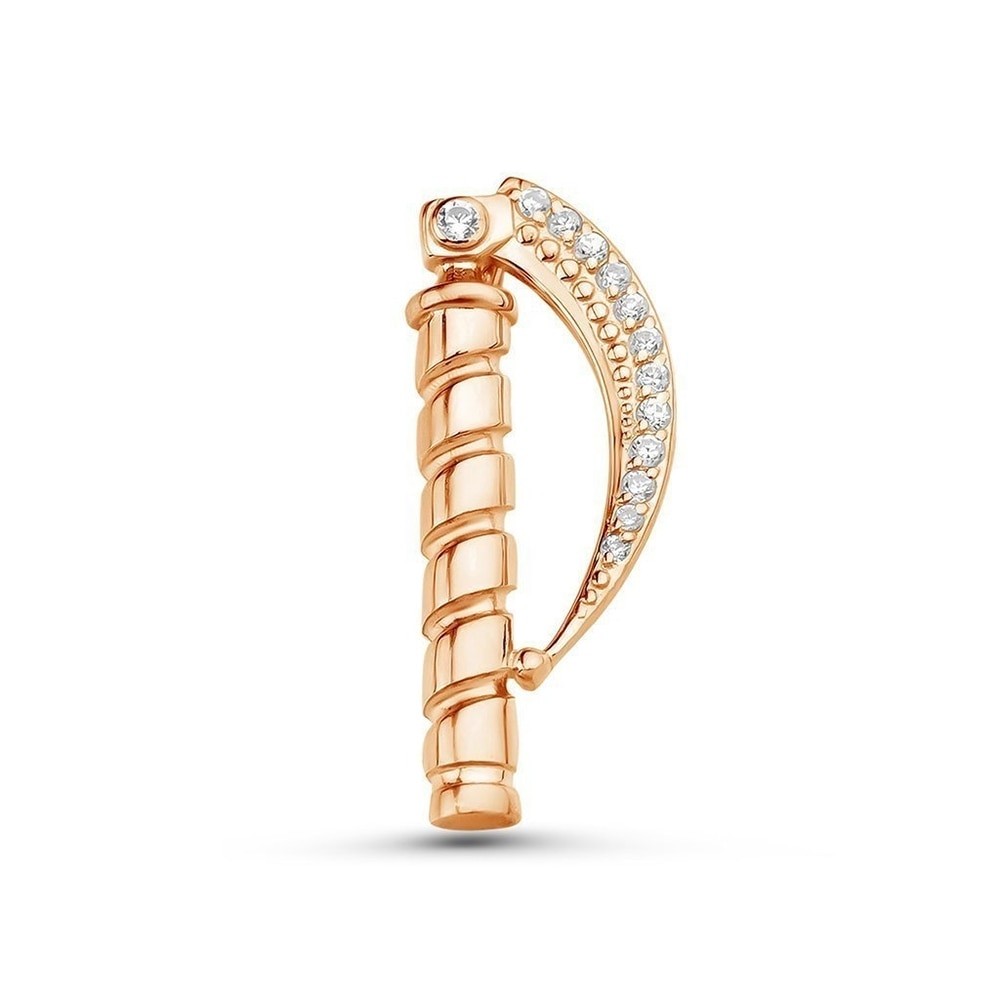 Значок BROCHE Ларингоскоп золотистый BRGV112950