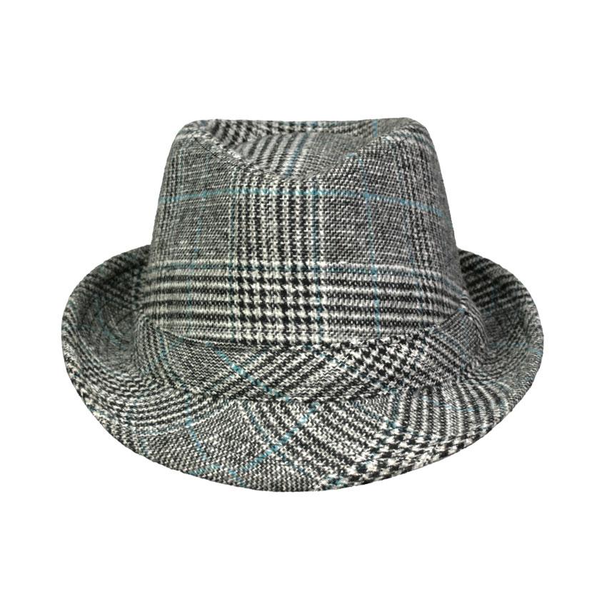 Шляпа Trilby Alan 58/59 см Серый + Синий (21059)