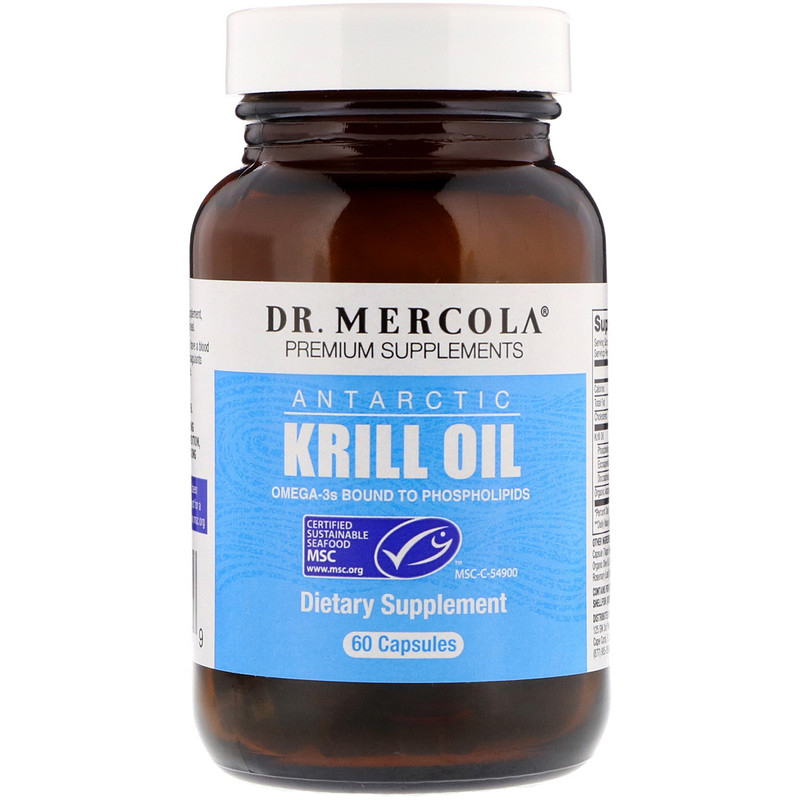 Масло криля арктического Krill Oil Dr. Mercola 60 капсул (19997)