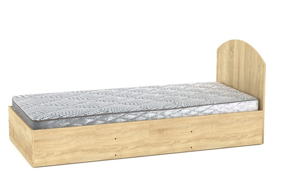 Односпальне ліжко Компаніт-90 дуб сонома