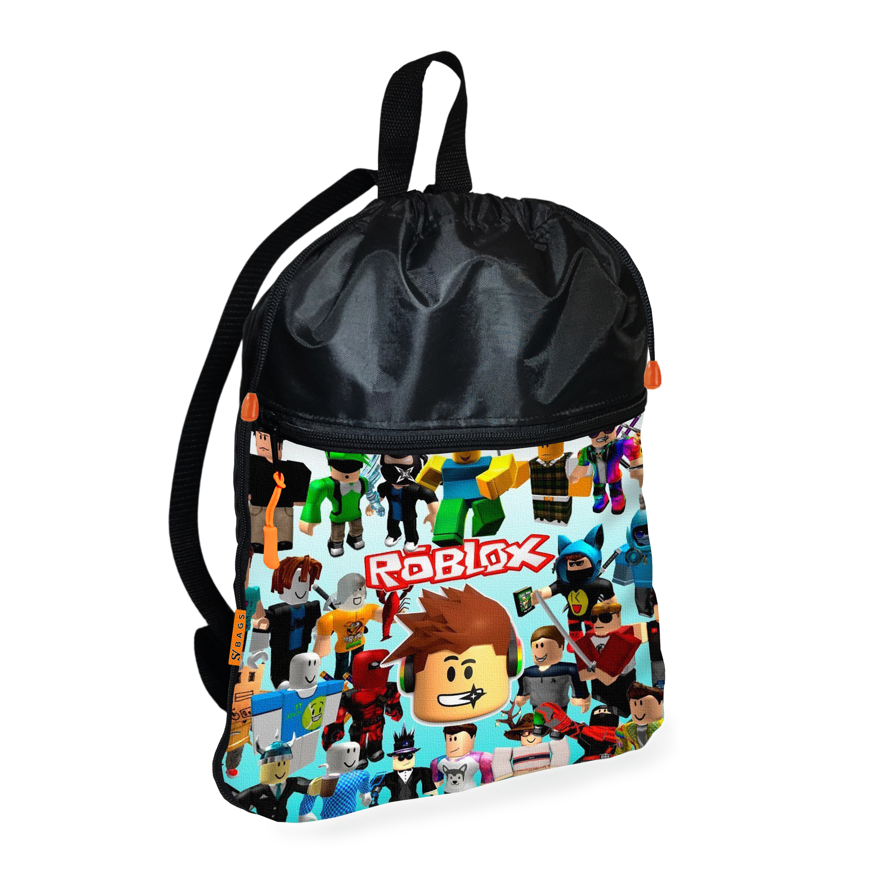 Рюкзак-мішок для взуття Roblox, чорний, 32x43x13 см — арт. 2944045024