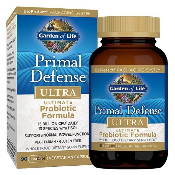 Пробиотик Garden of Life Primal Defense, Ultra, Ultimate Probiotic Formula 90 Veg Caps GOL-11235