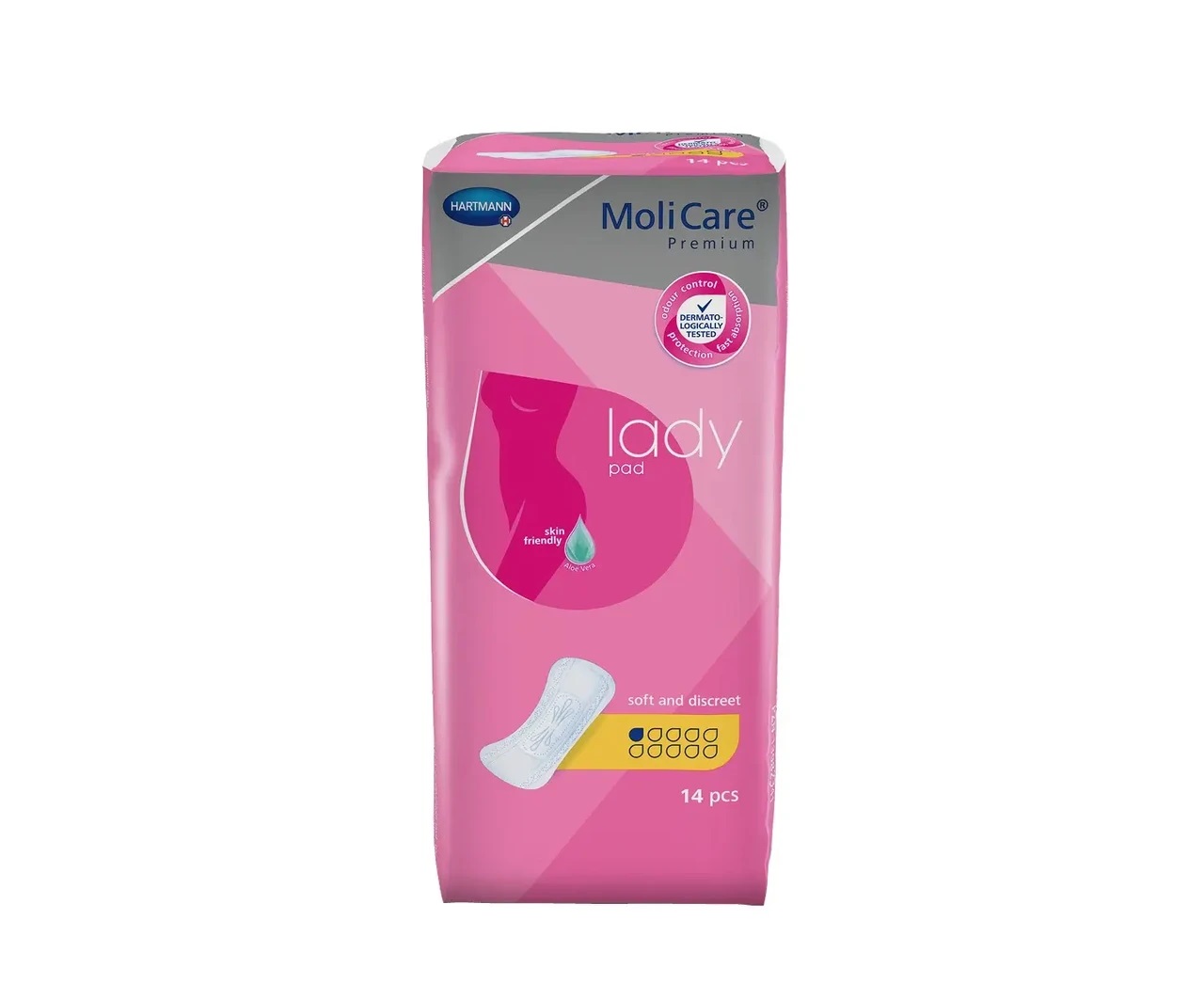 Прокладки урологические при недержании мочи Paul Hartmann MoliCare Premium lady pad 1 капля 14 шт