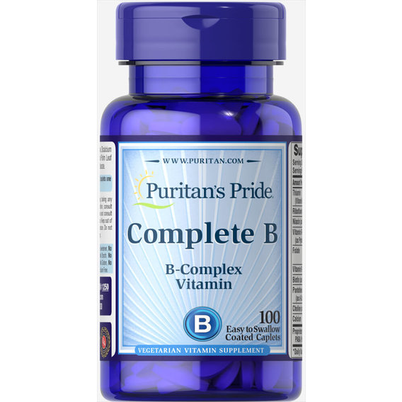 В комплекс Puritan's Pride Complete B (Vitamin B Complex) 100 Caplets