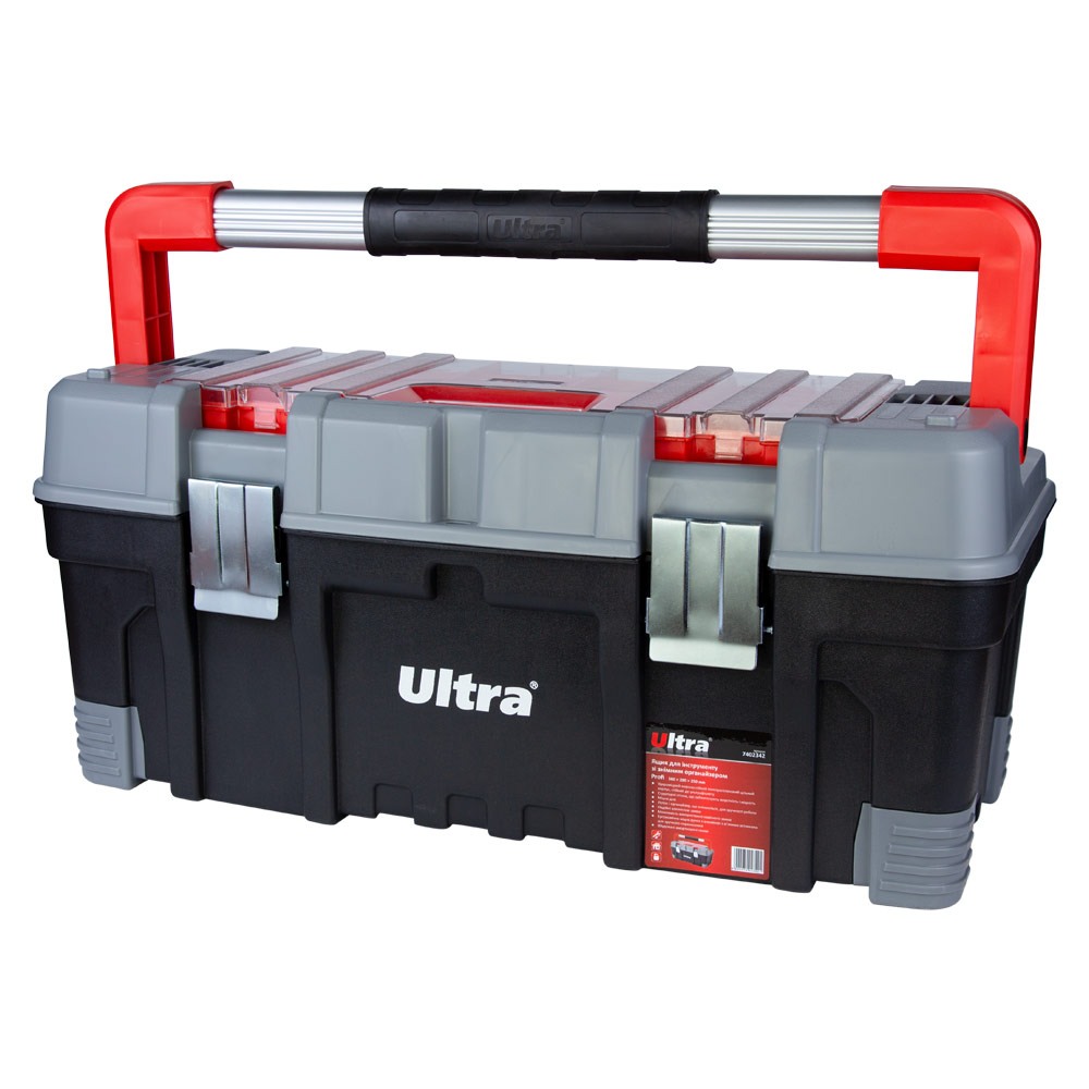 Ящик Ultra для інструменту зі знімним органайзером Profi 560×280×250мм (7402342)