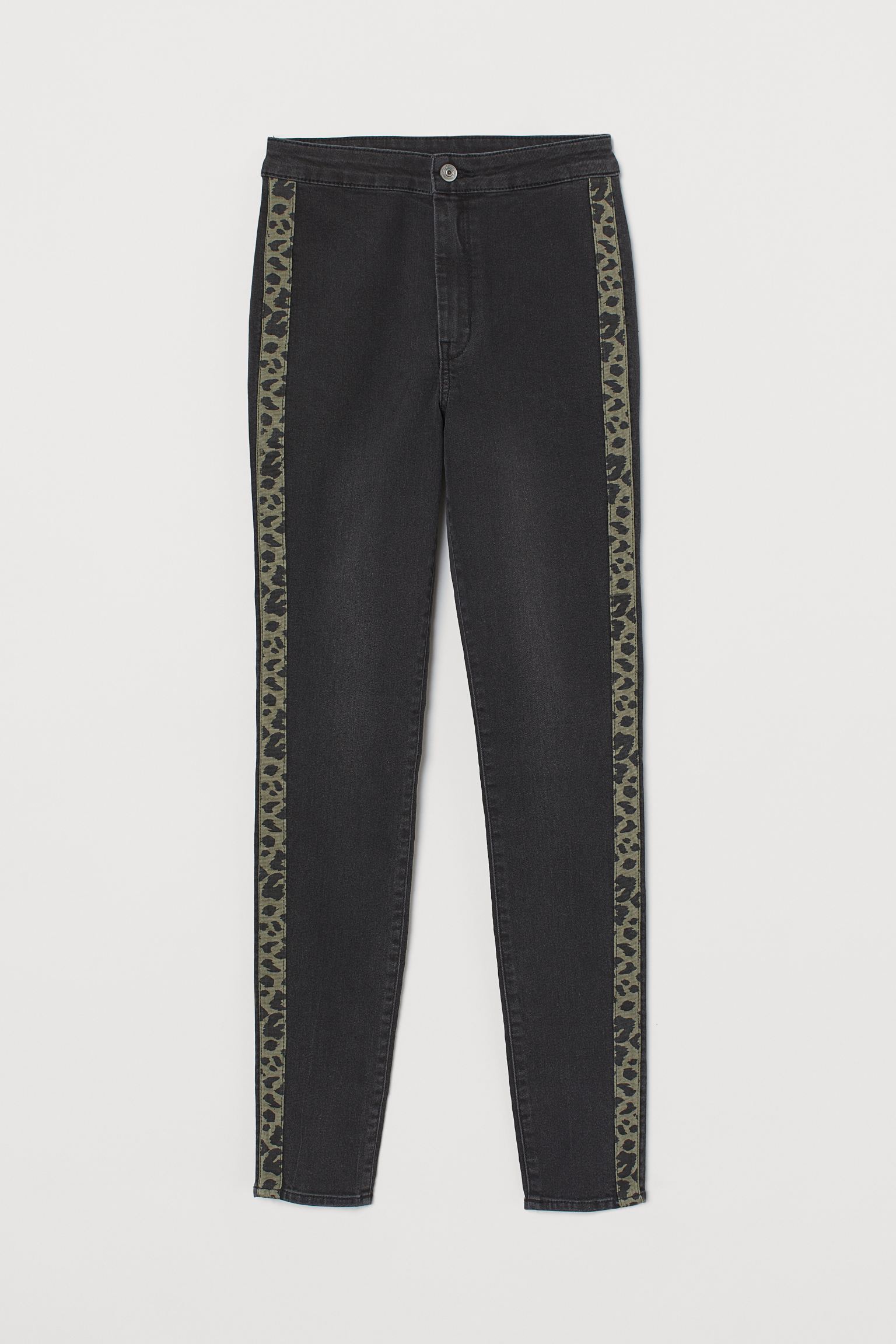 Джеггинсы женские H&M 7645360 34 Темно-серый (2030000214136)