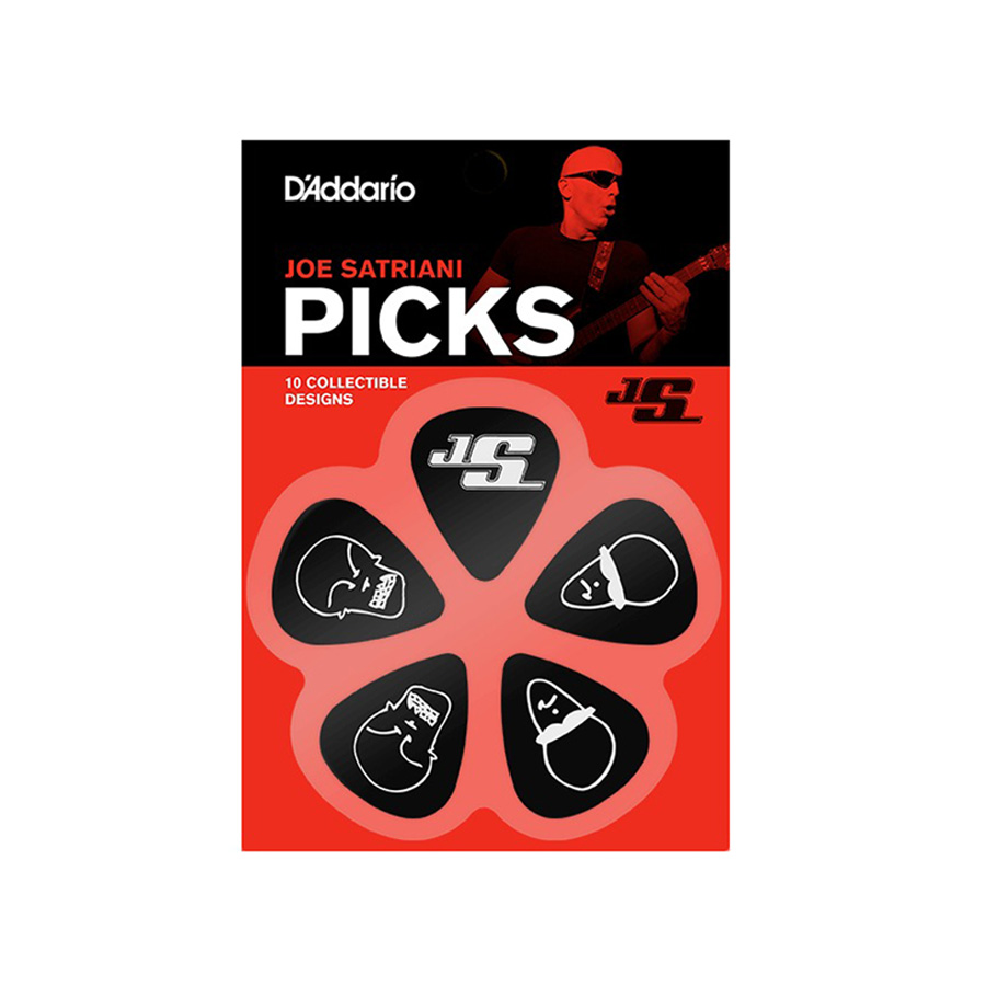 Медиаторы D'Addario 1CBK4-10JS Joe Satriani Signature Guitar Picks 0.70 mm (10 шт.)