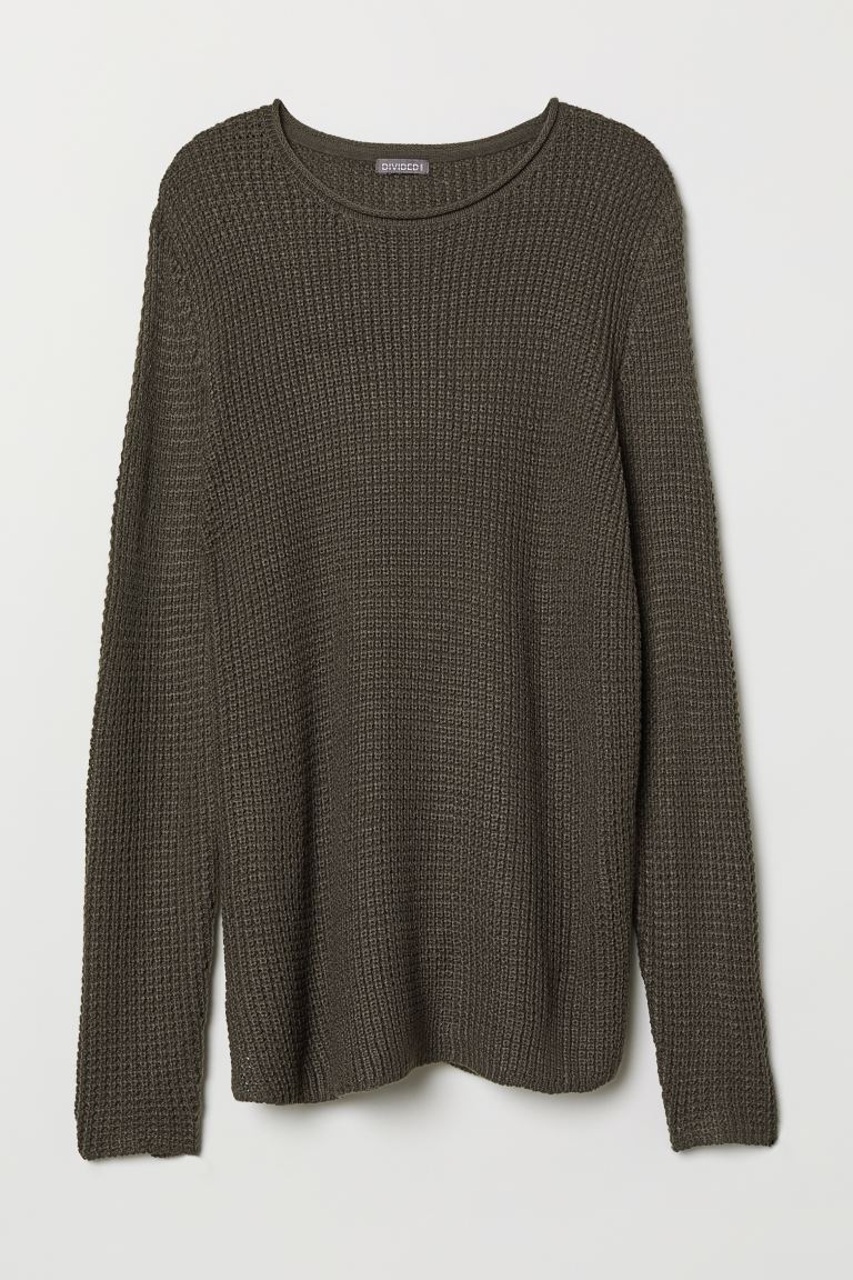 Свитер мужской H&M 5122378 XS Темно-серый (2030000233243)