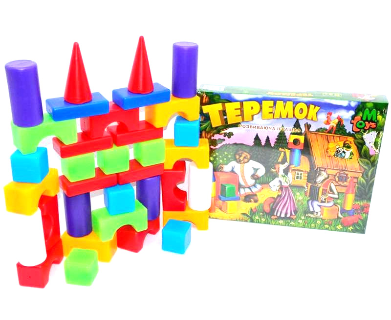Кубики Теремок 32 элемента M-toys (08082)