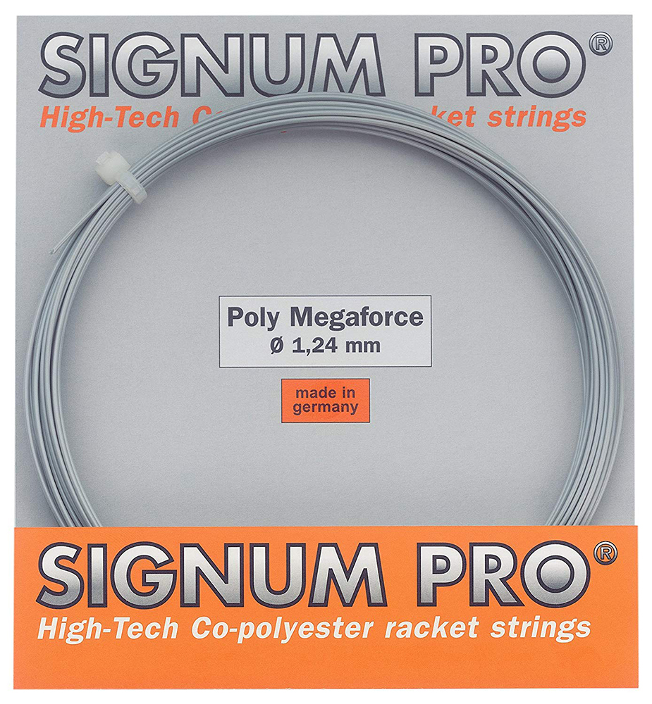 Тенісні струни Signum Pro Poly Megaforce 12.2 м Сірий (115-0-2)