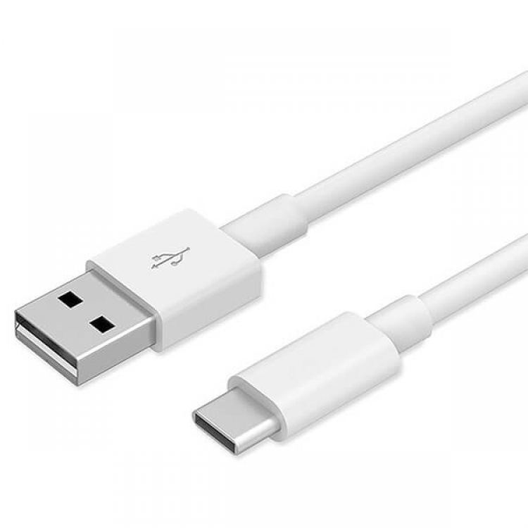 Зарядной кабель Inkax USB Type-C to USB 1 м Белый (hub_69sisq)