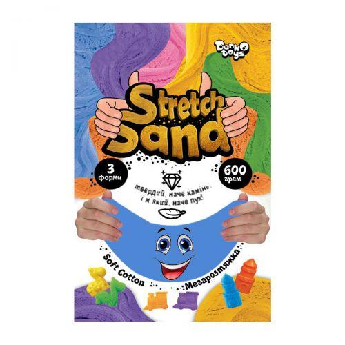 Кинетический песок Danko Toys Stretch Sand 600 г Синий STS-04-01U