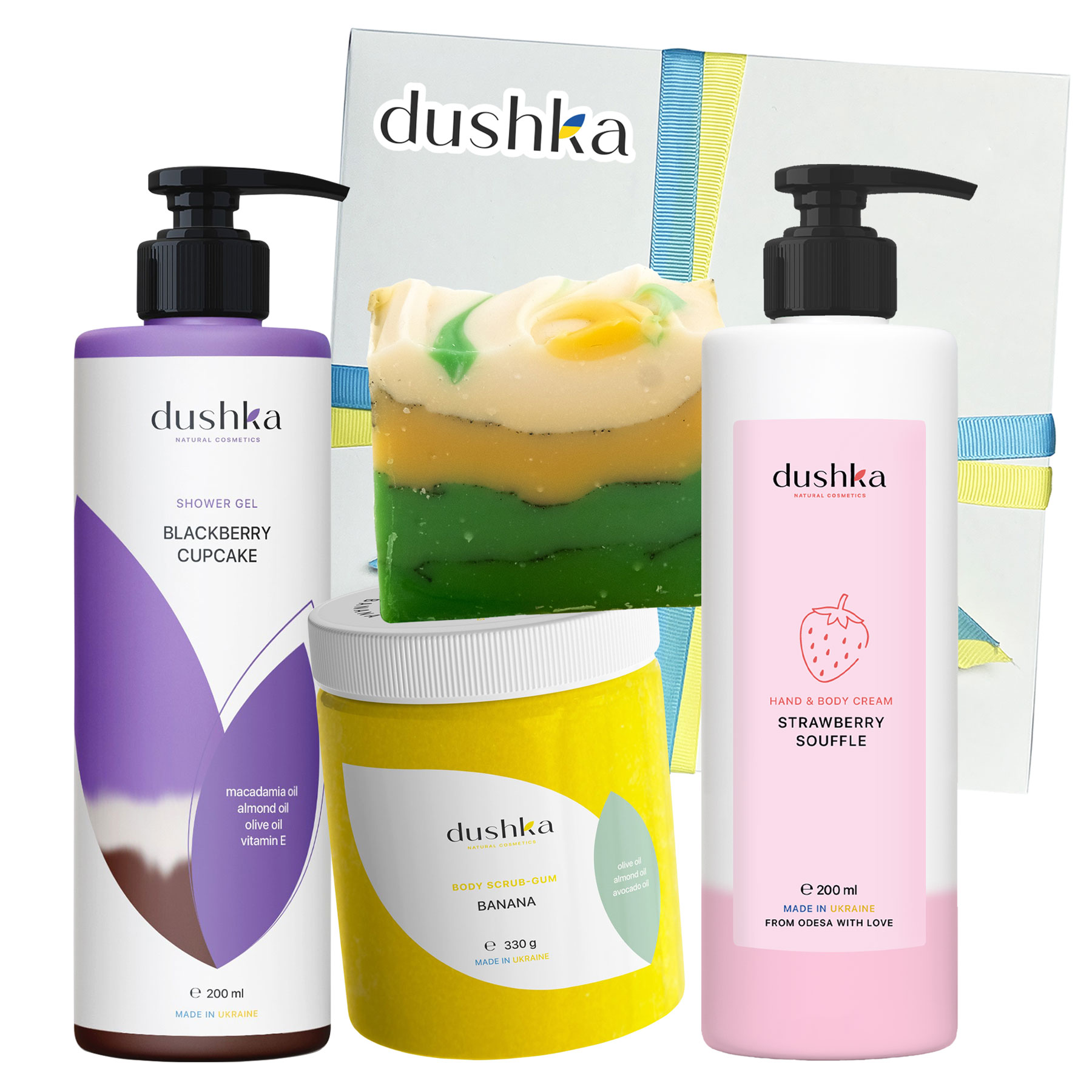 Подарочный набор Dushka Fruit mix 5 шт