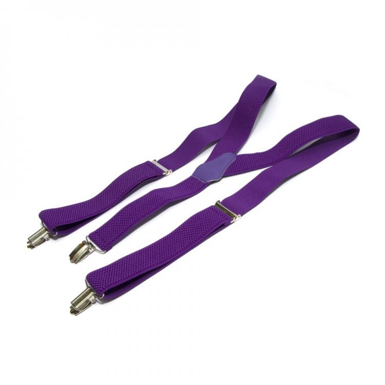 Подтяжки Gofin Фиолетовые Y Образные 3,5См Pbp-4660