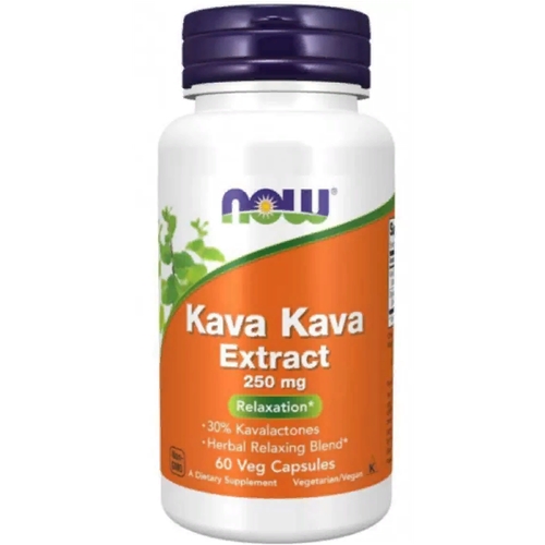 Комплекс для сна NOW Foods Kava Kava Exstract 250 mg 60 Veg Caps