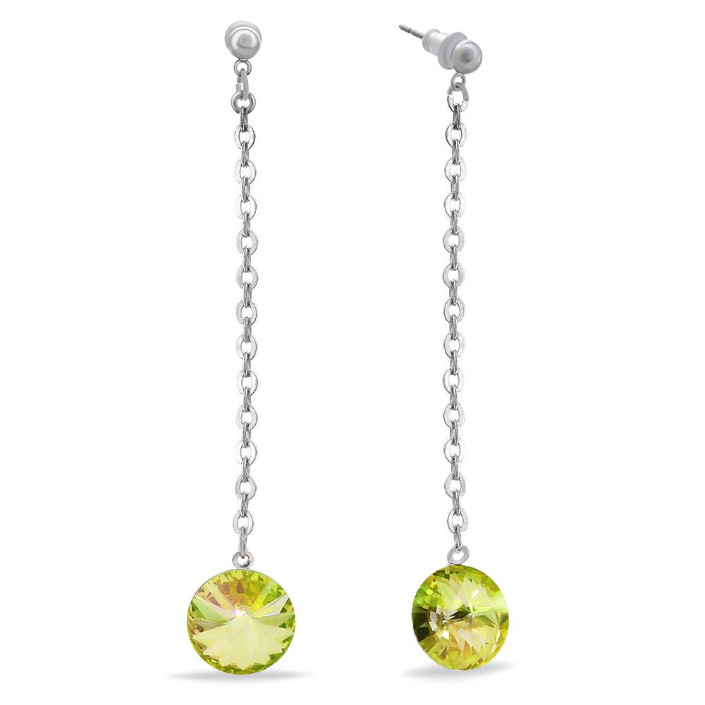 Сережки KOBI Rivoli Kolo на ретиск 10 мм зі Swarovski (7740-1072-40-32)