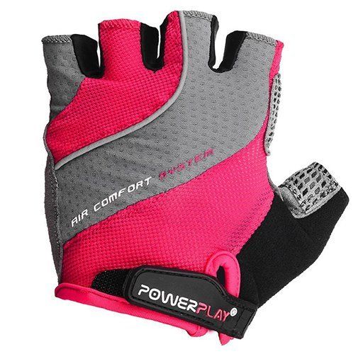 Велосипедні рукавички жіночі 5023 Power Play XS Рожевий (07228046)