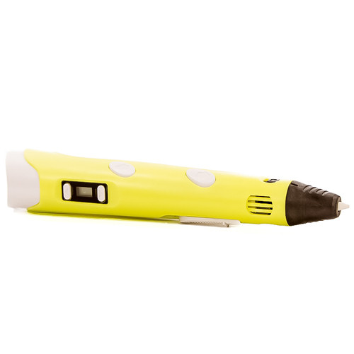 3D-ручка Noisy 3D Pen-2 з дисплеєм та 9 м пластику Жовта