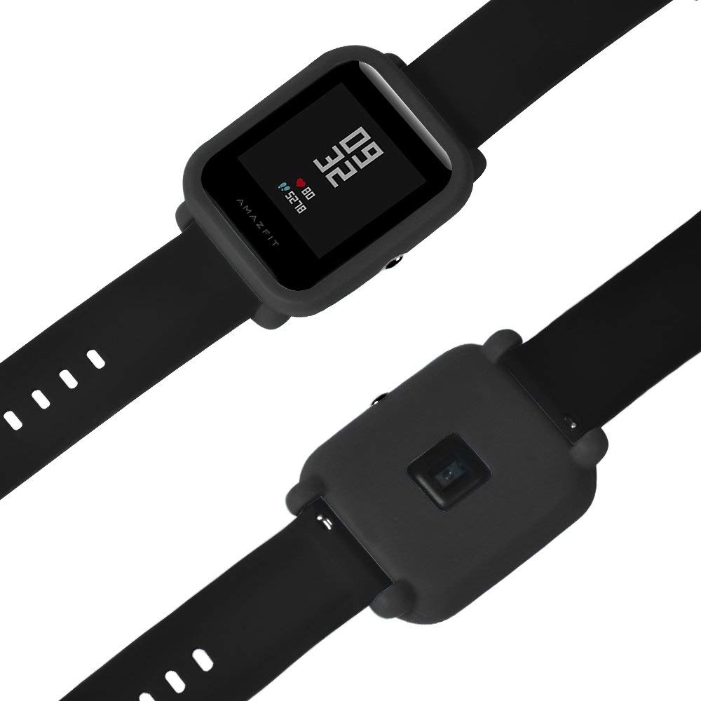 Силіконовий чохол Tamister на весь корпус для Xiaomi Amazfit BIP Чорний (1010601)