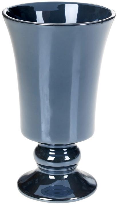 Ваза ceramic Кубок 20см, серый перламутр Bona DP67945