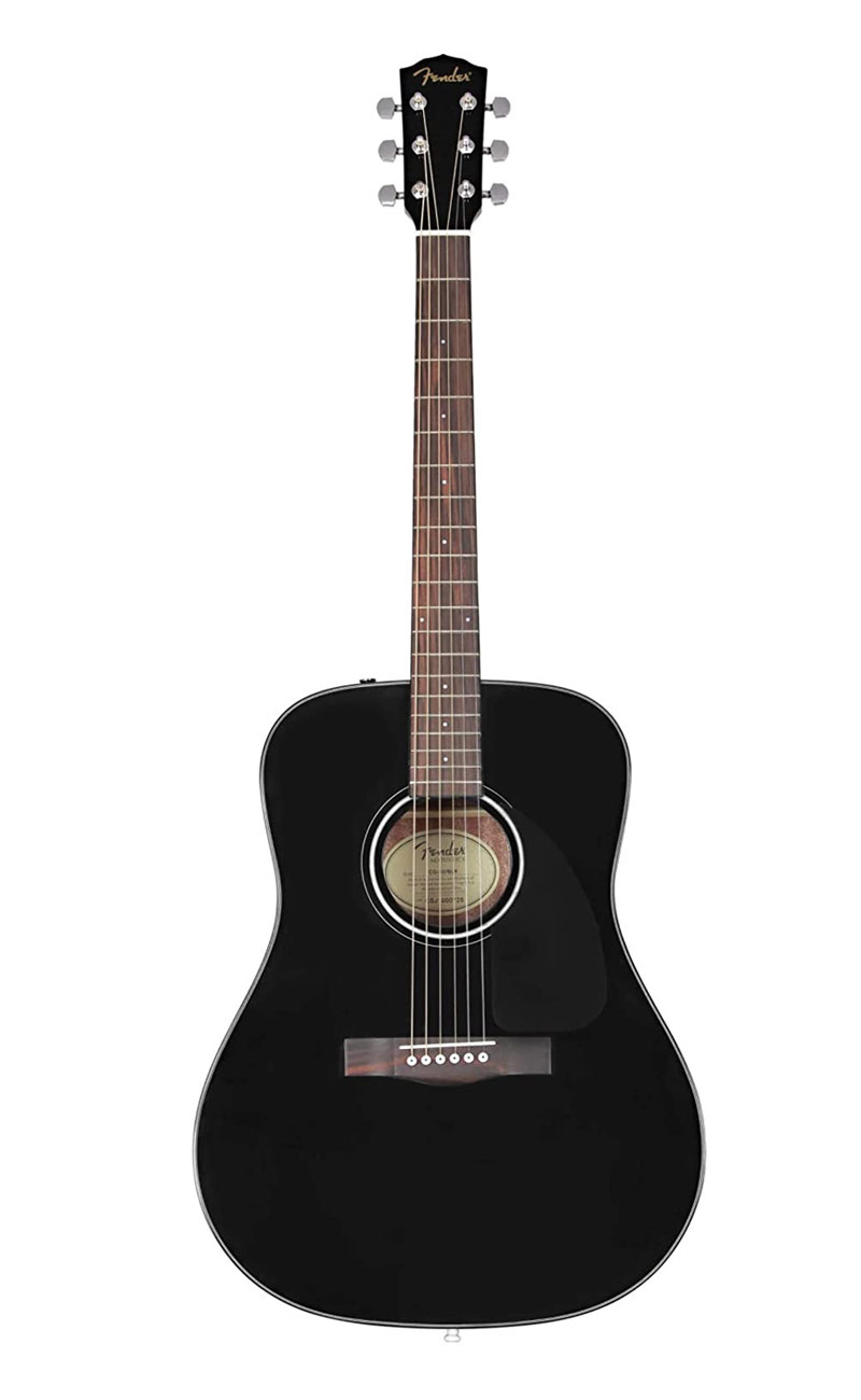 Акустическая гитара Fender CD-60 V3 WN Black