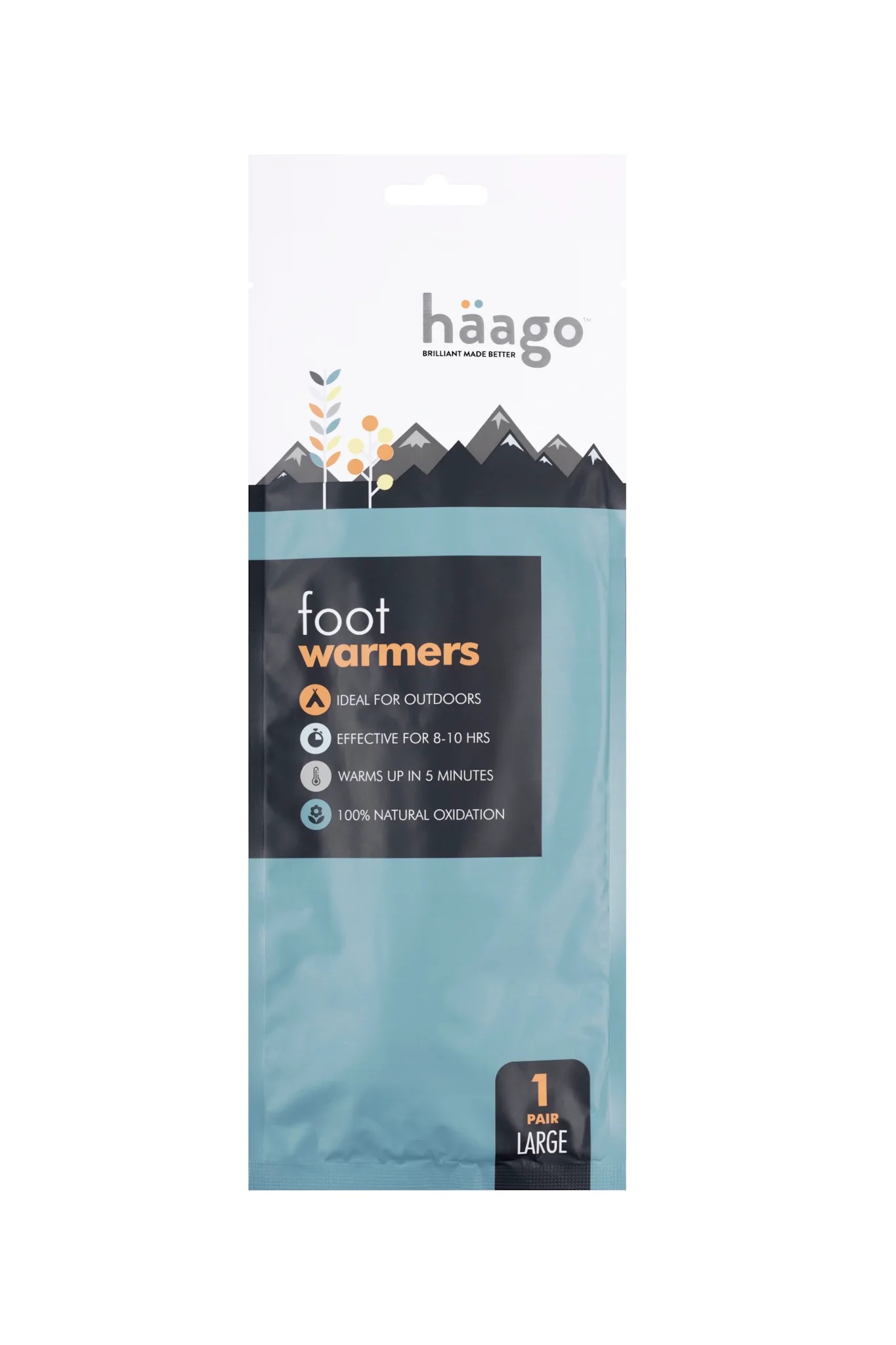 Грілки Haago Foot Warmers Large 44-46 х20 пар (WINTER-HAAGO-FWL-PACK)