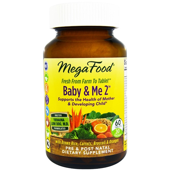 Витамины для беременных MegaFood Baby & Me 2 60 таблеток (31823)