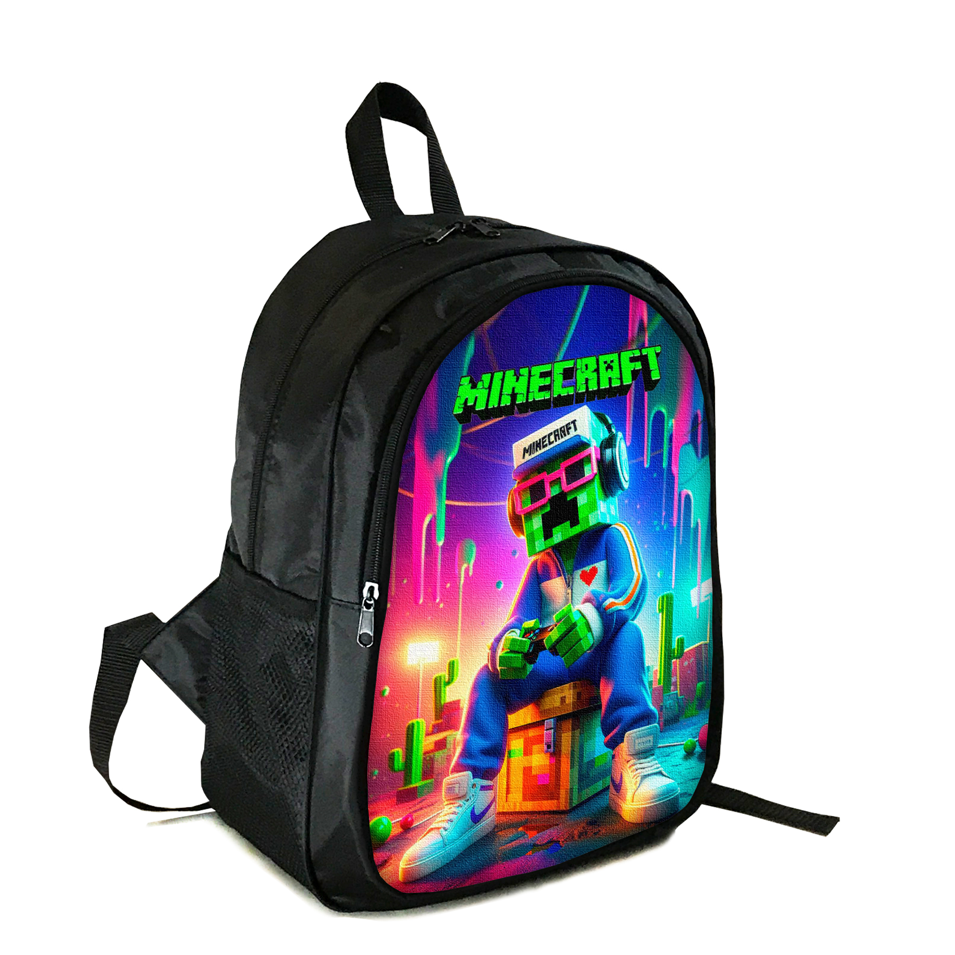 Дитячий рюкзак Minecraft Крипер 20 л, оксфорд, 38×28×17 см