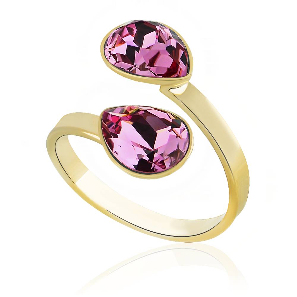 Кільце KOBI Nicoll з камінням Swarovski Регульований/Безрозмірне (7470-0893-06-35)