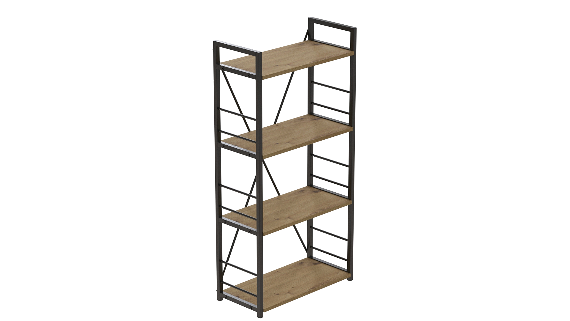 Етажерка Ferrum-decor Конект 120x60x28 см Дуб Артізан (XK00201)