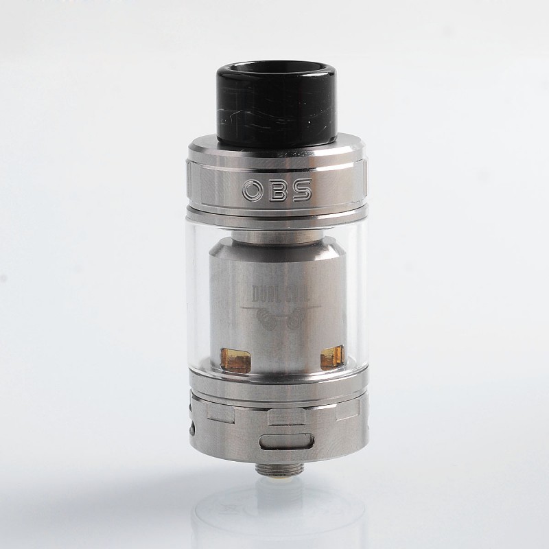 Атомайзер OBS Crius 2 RTA Dual Coil 25 мм Silver (ao0005)