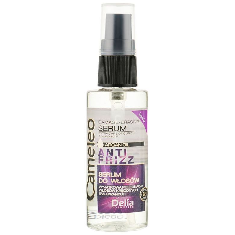 Сыворотка для волос контроль над кудрями с маслом арганы Delia Cosmetics Cameleo BB Anti Frizz 55мл