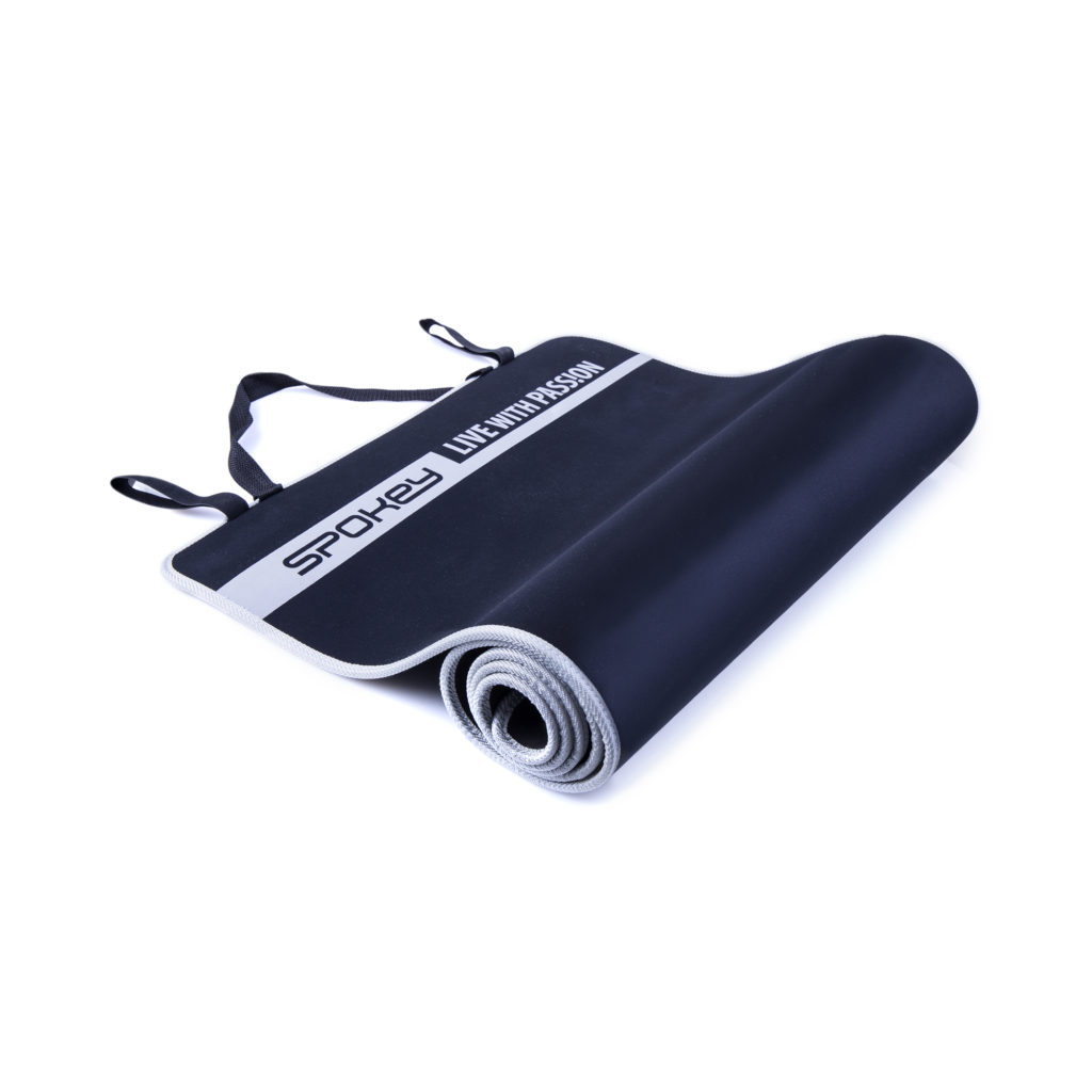 Килимок для йоги та фітнесу Spokey Flexmat V двосторонній 180х60 см Чорний (s0417)