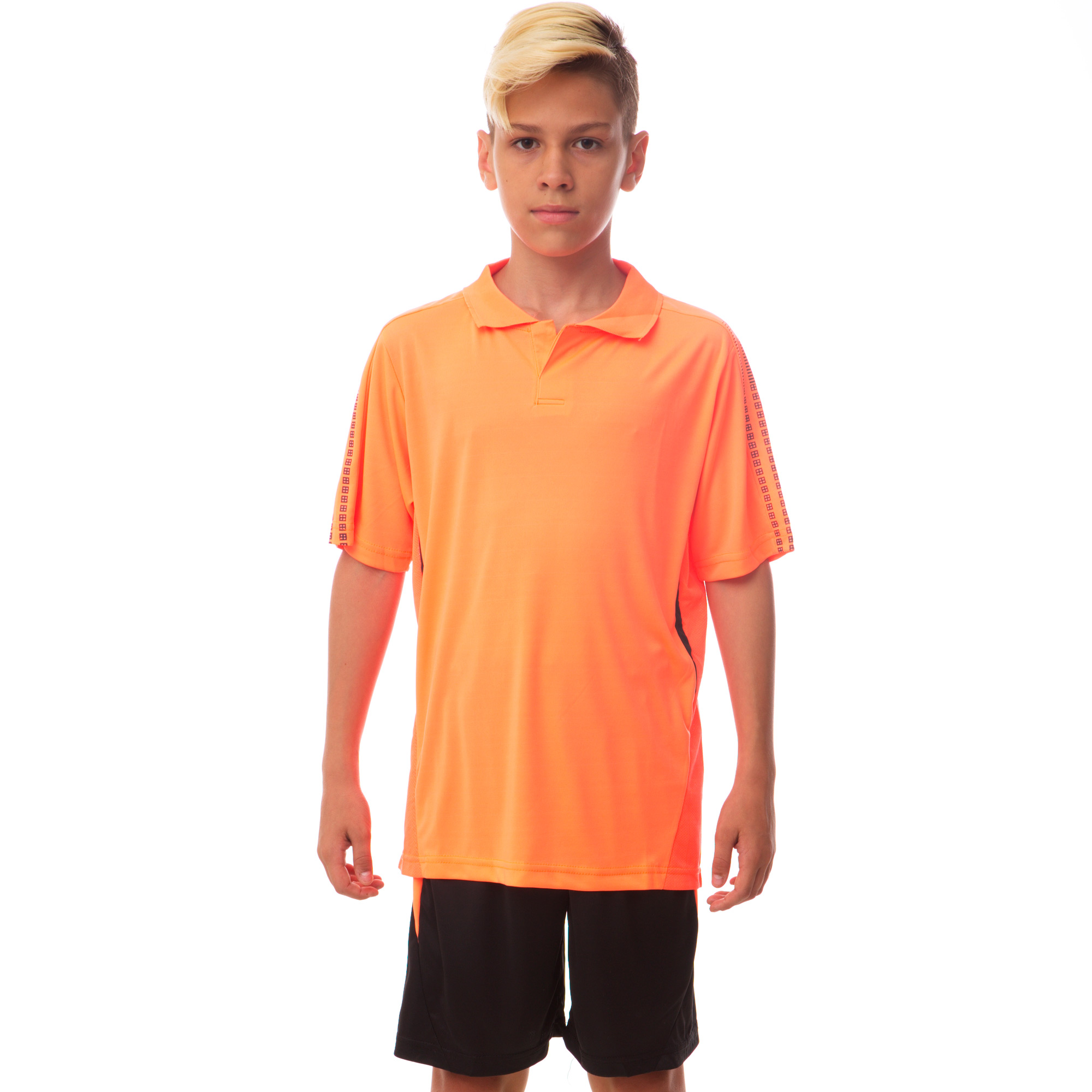 Футбольная форма подростковая SP-Sport New game CO-4807  28 рост 140 Оранжевый-Черный