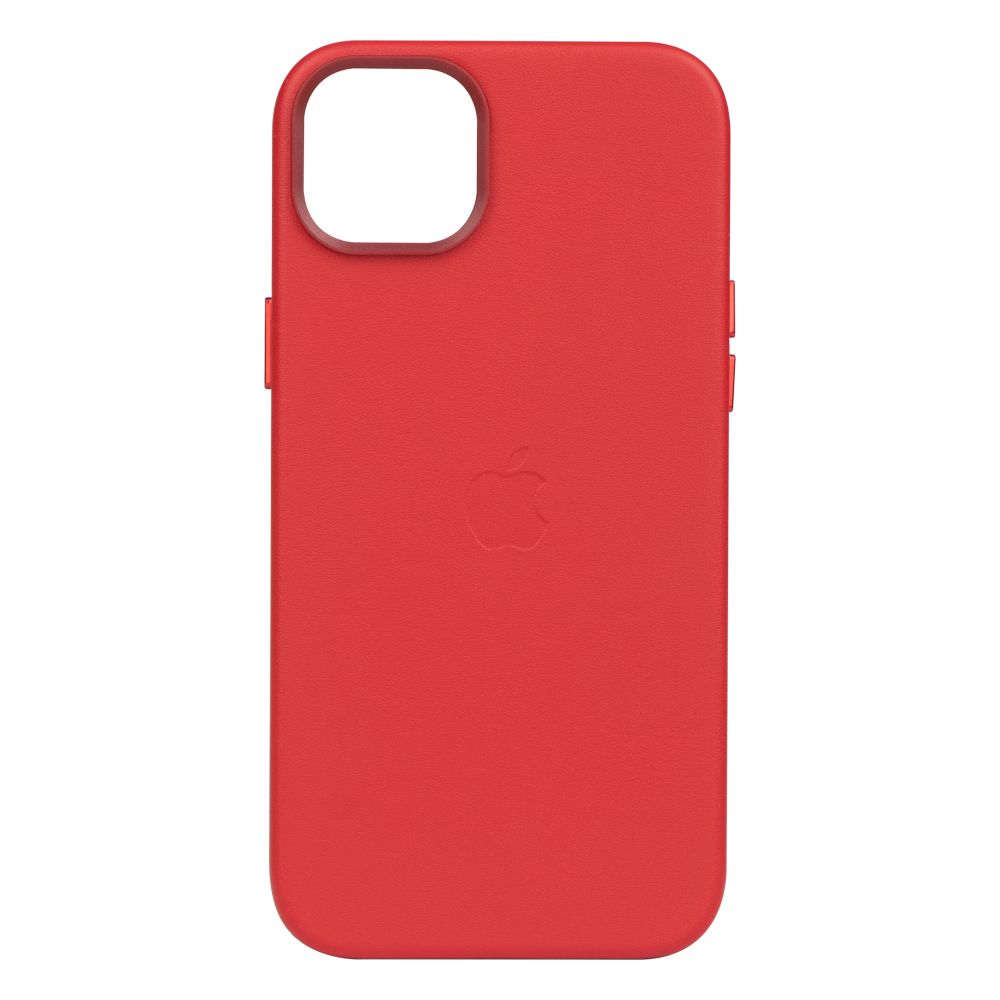 Чохол Leather Case для Apple iPhone 14 Crimson