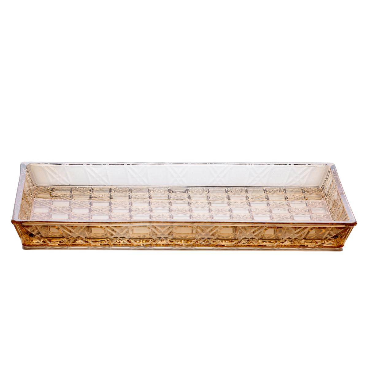 Блюдо для закусок YIWU Lirmartur hexagon 27.5x13.5x2.5 см Коричневый (HP-YH-56)