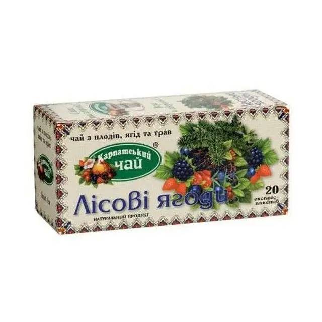 Травяной чай Карпатський чай Лесные ягоды 20x2 г 4820024210157