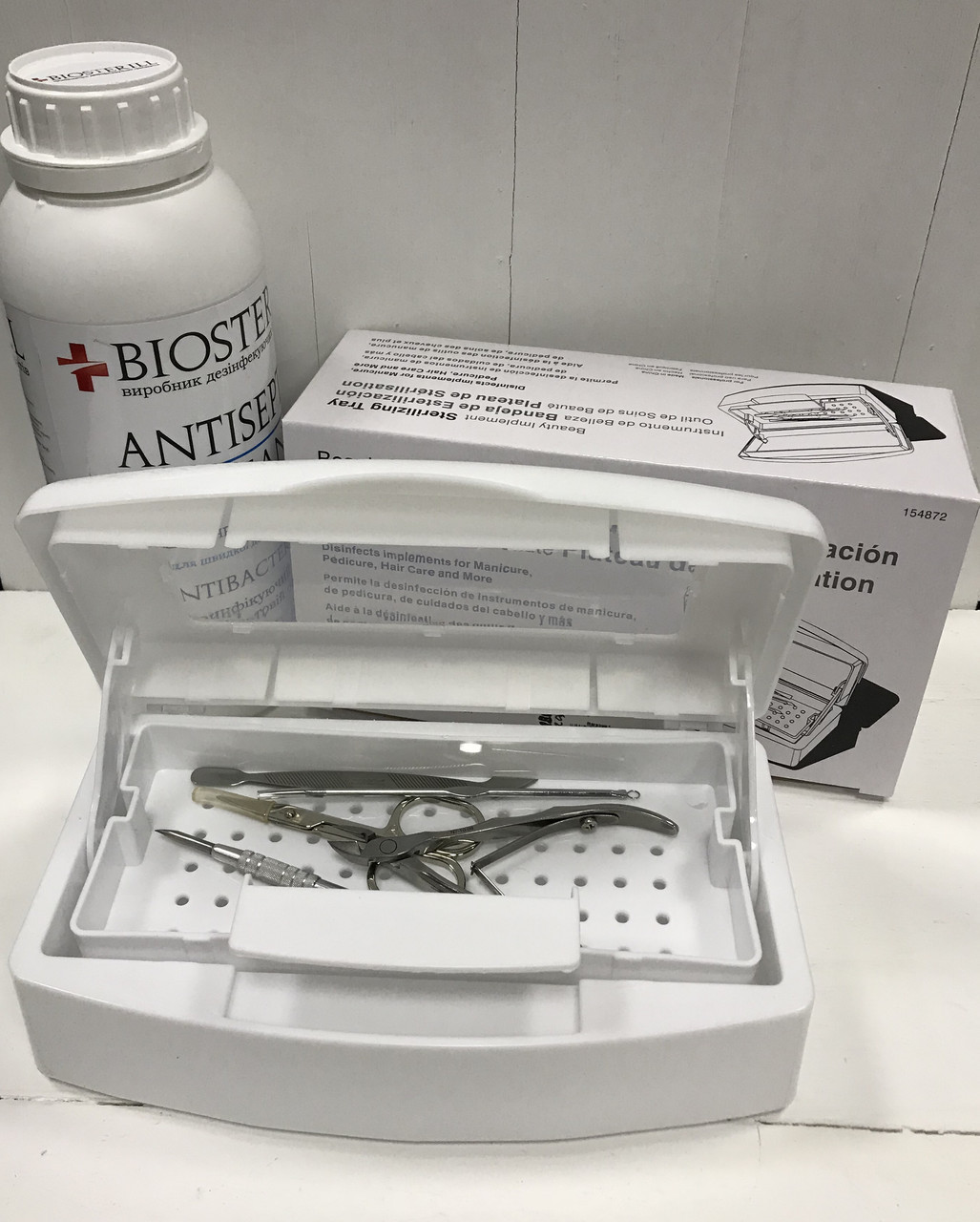 Пластиковий стерилізатор для косметологічних інструментів Sterilizing Tray