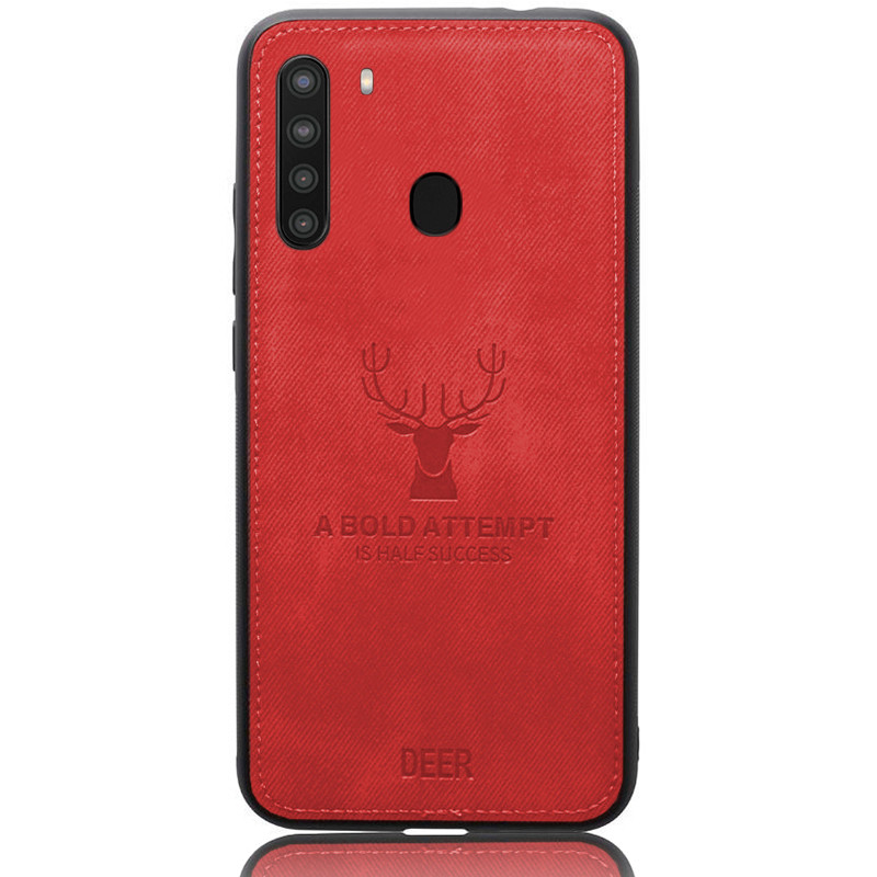 Чохол Deer Case для Samsung Galaxy A21 Red