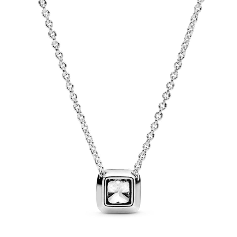 Ожерелье с кулоном No Brand Сияющий квадрат 396241CZ 45 см (2556873142)