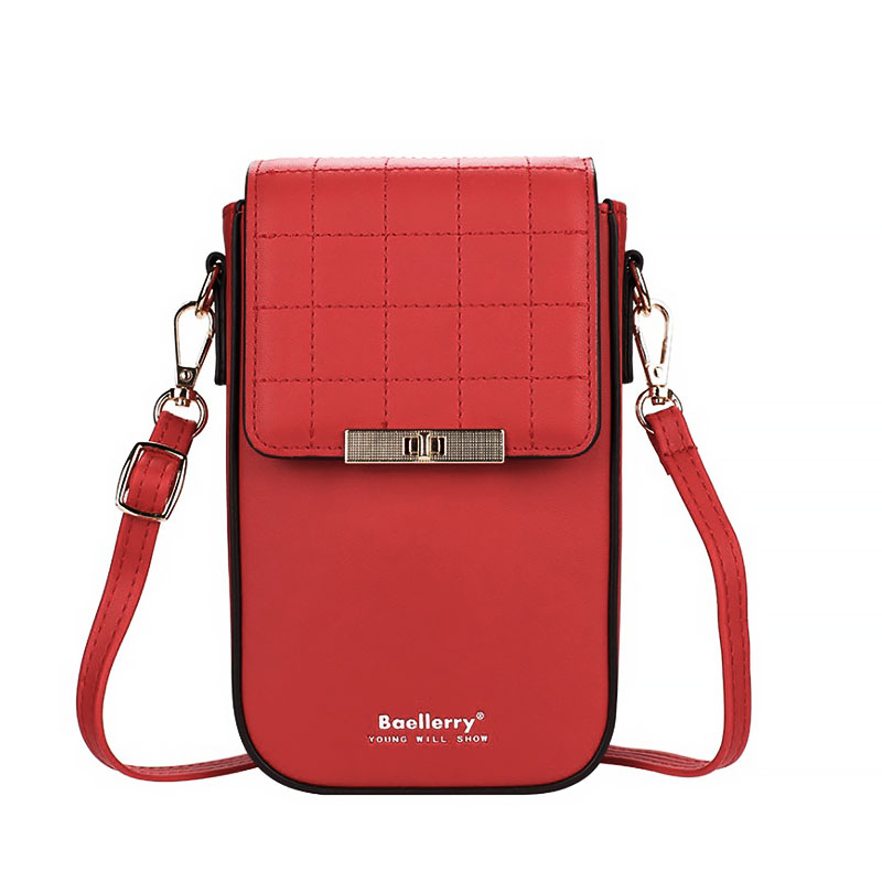 Жіночий гаманець-сумка Lesko N8612 Red
