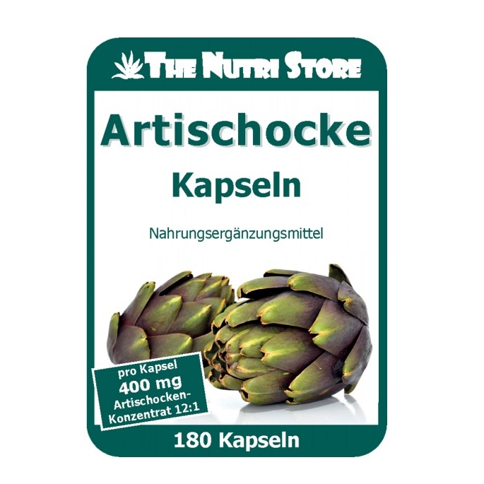 Артишок The Nutri Store Artichoke 400 mg 180 Caps ФР-00000166-1