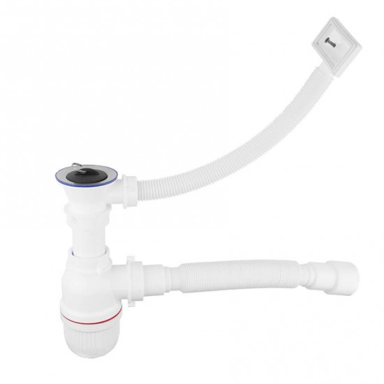 Сифон для мойки Bakimay PL1033 с переливом
