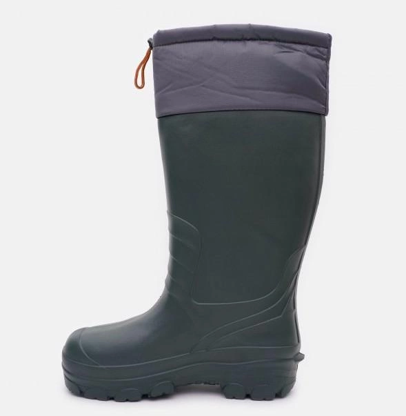 Мужские резиновые сапоги из пены ЭВА зимние Dago Style 45.5 green (1822)