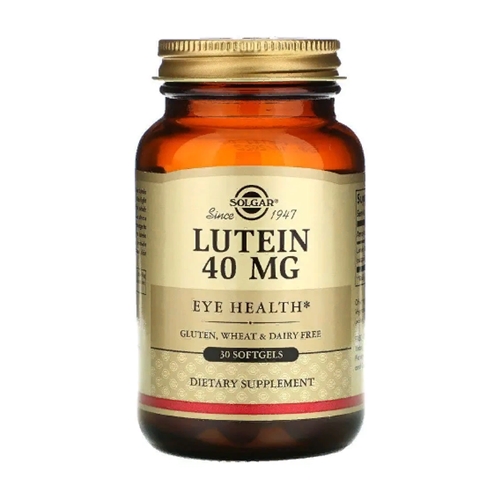 Лютеин Solgar Lutein 40 mg 30 Caps